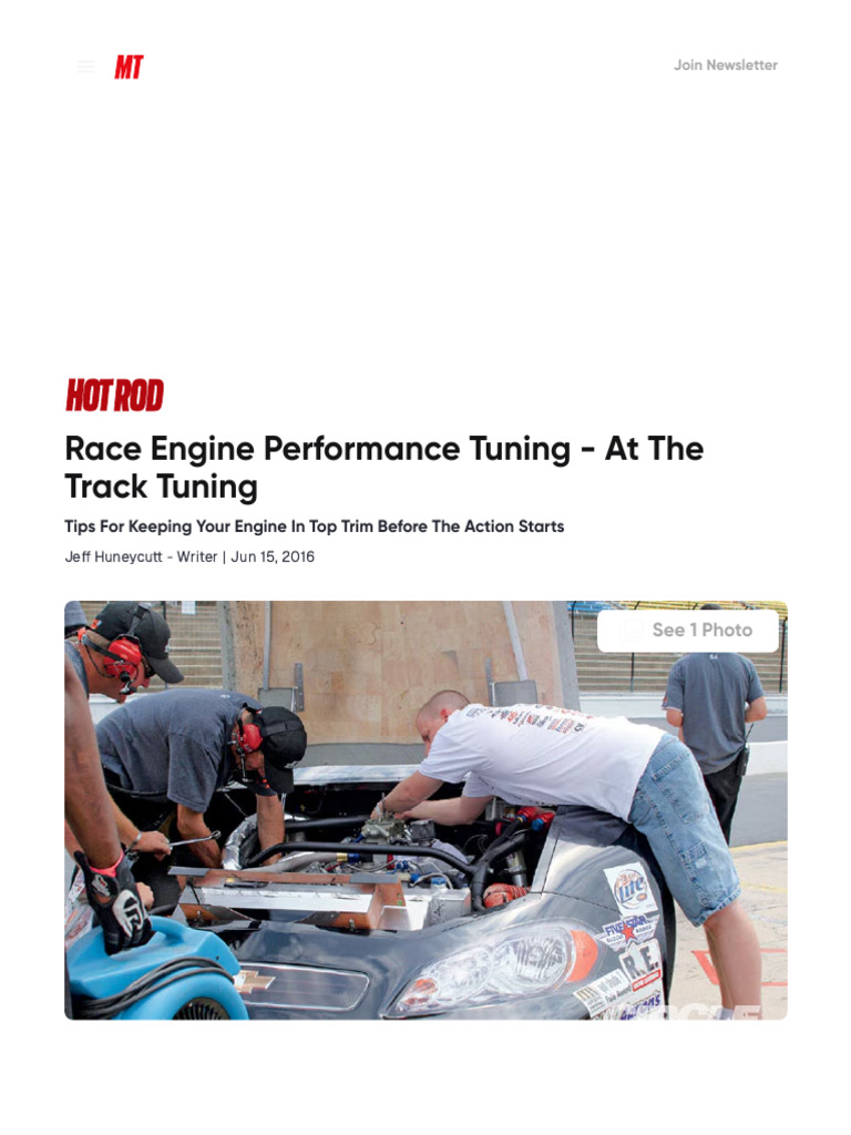 Race Engine Performance Tuning - Stock Car Racing - Circle Track ...