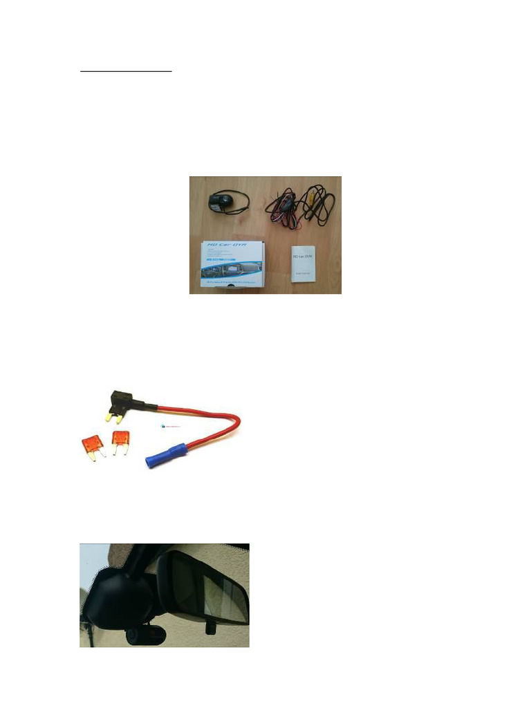 Fitting A Dash Cam | PDF