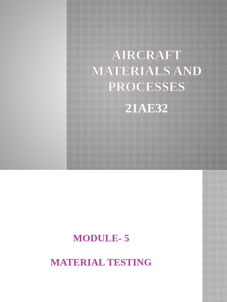 Material Testing | PDF