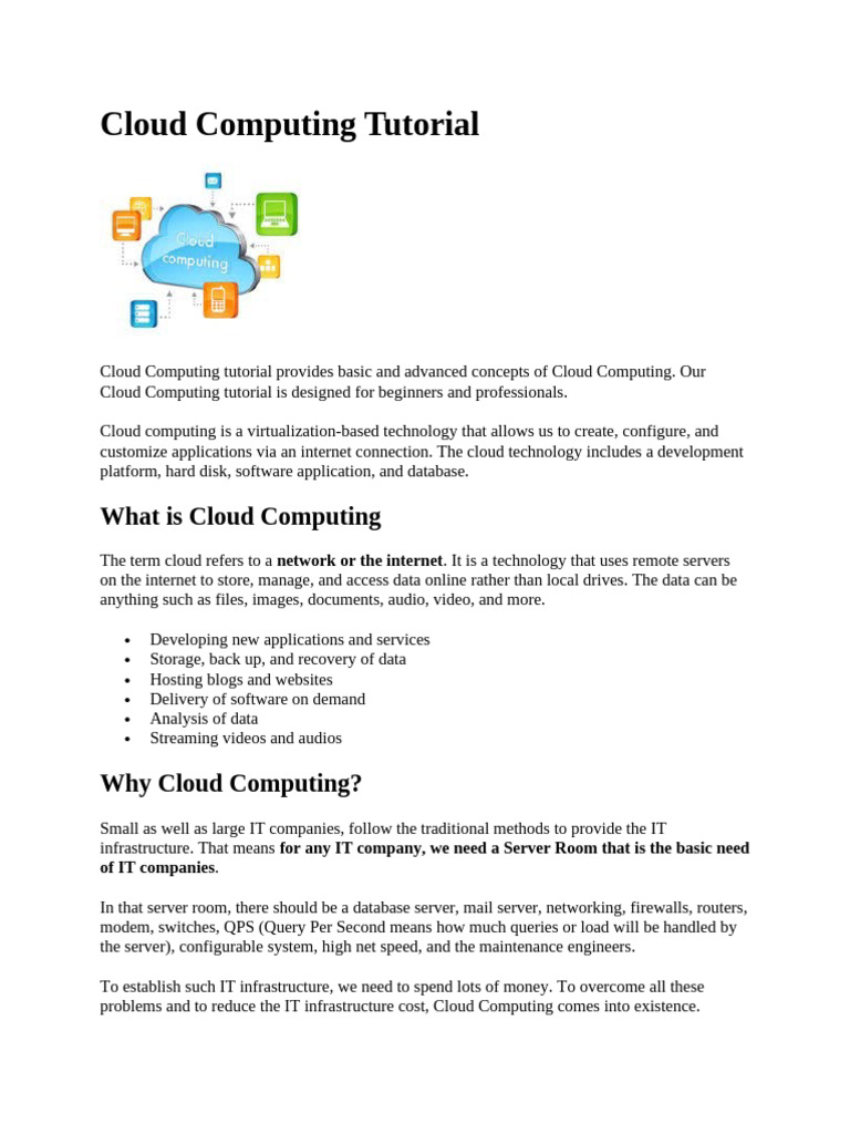 Cloud Computing Sat | PDF
