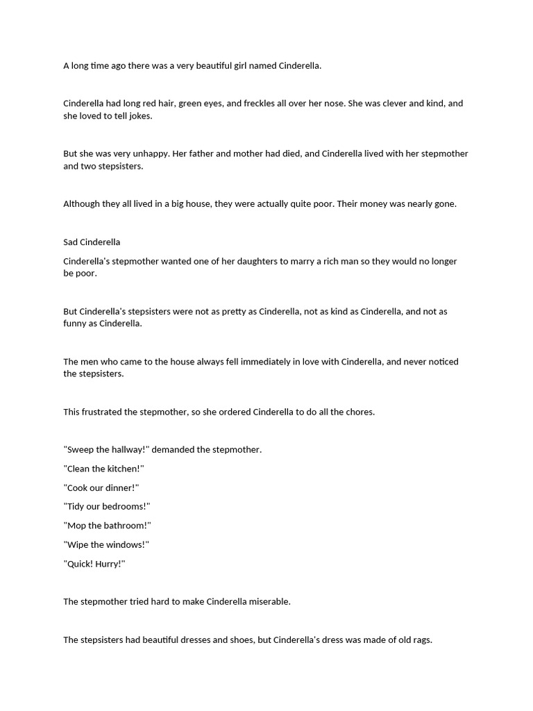 Cindrella | PDF