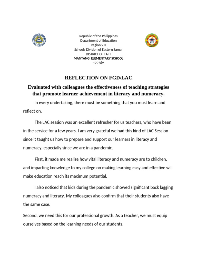 2 Reflection Notes Pdf