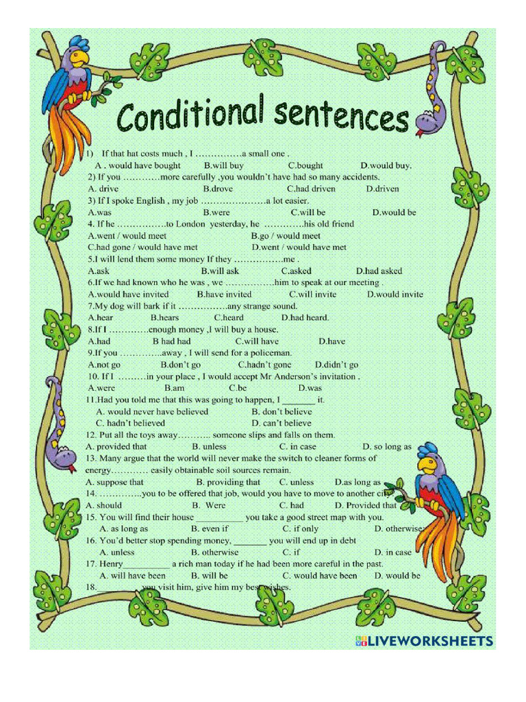 Conditional Sentences | PDF