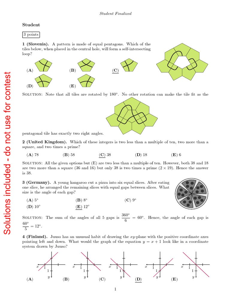 2024年MK 等级F - Solutions | PDF