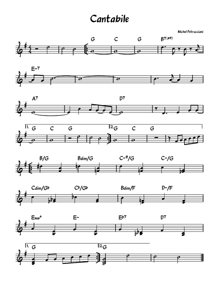 Cantabile | PDF