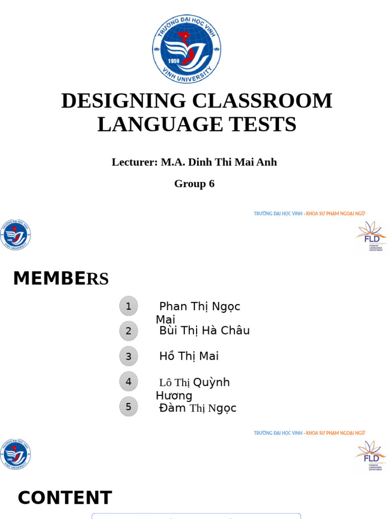 G6-Designing Classroom Language Tests | PDF
