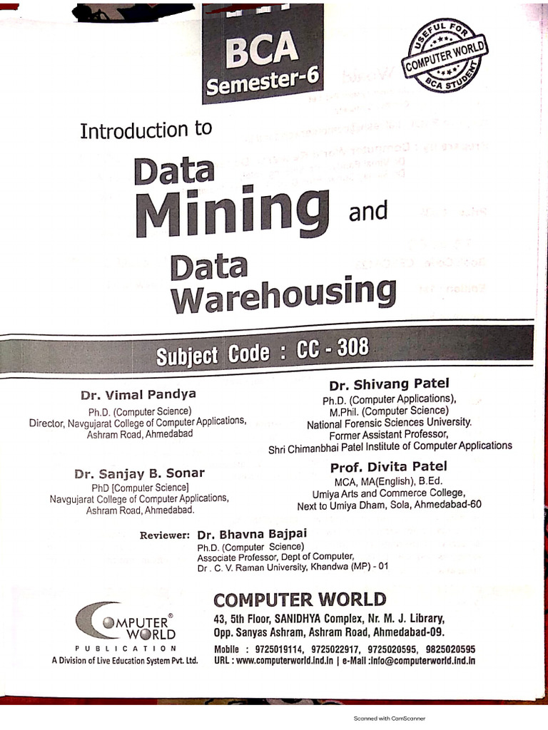 Data Mining And Data Warehouse Pdf