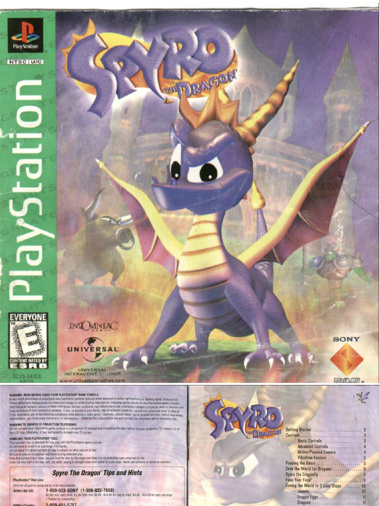 Spyro - Manual - PSX | PDF