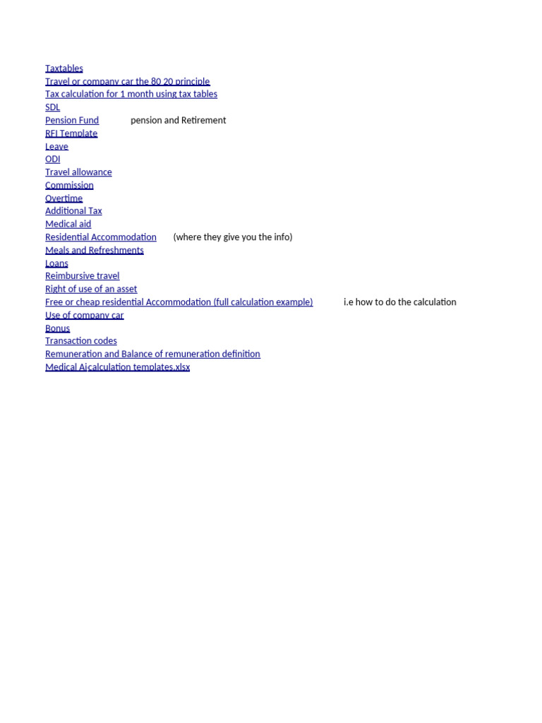 Calculation Templates | PDF