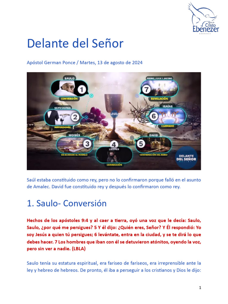 Delante Del Señor | PDF
