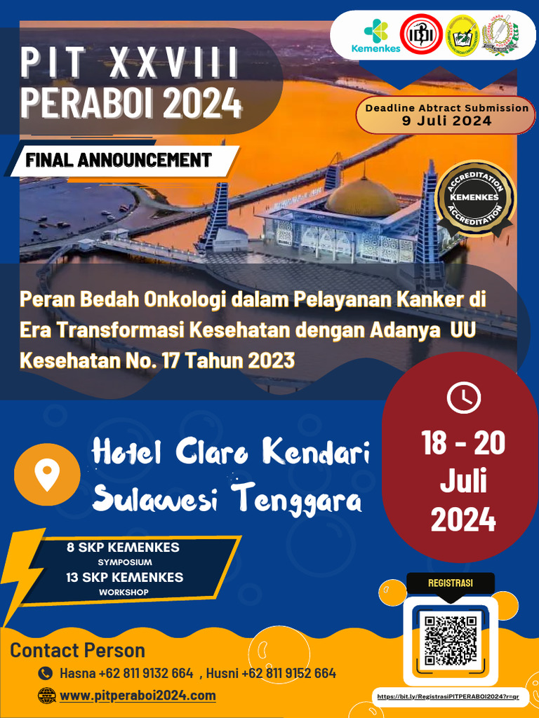 PIT XXVIII PERABOI 2024: Bedah Onkologi | PDF | Breast Cancer | Medicine