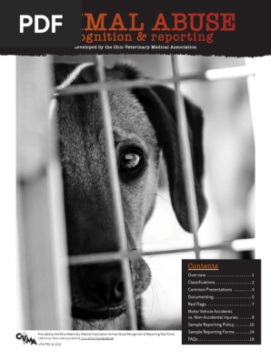 Animal Abuse, recognition & reporting, Ohio Veterinary Medical Association