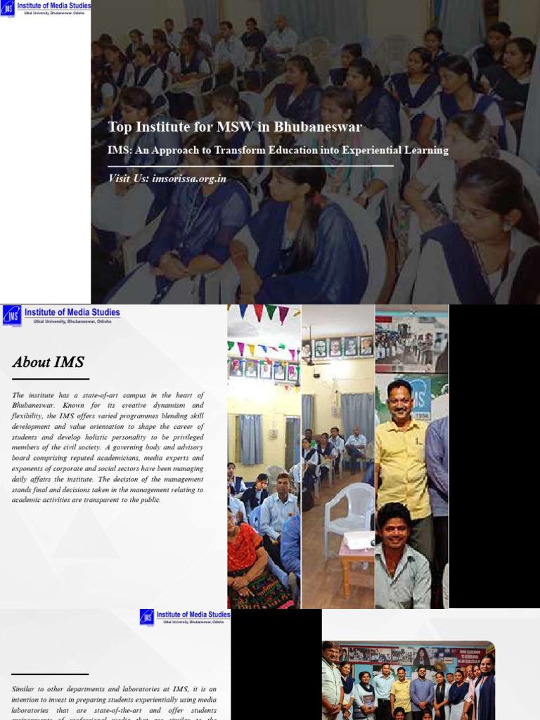 Top Institute For MSW in Bhubaneswar PDF Business