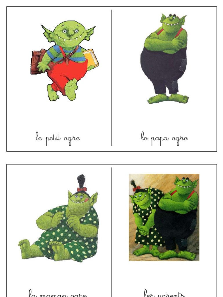 Référentiel A5 Le Petit Ogre Veut Aller À Lécole A5 | PDF