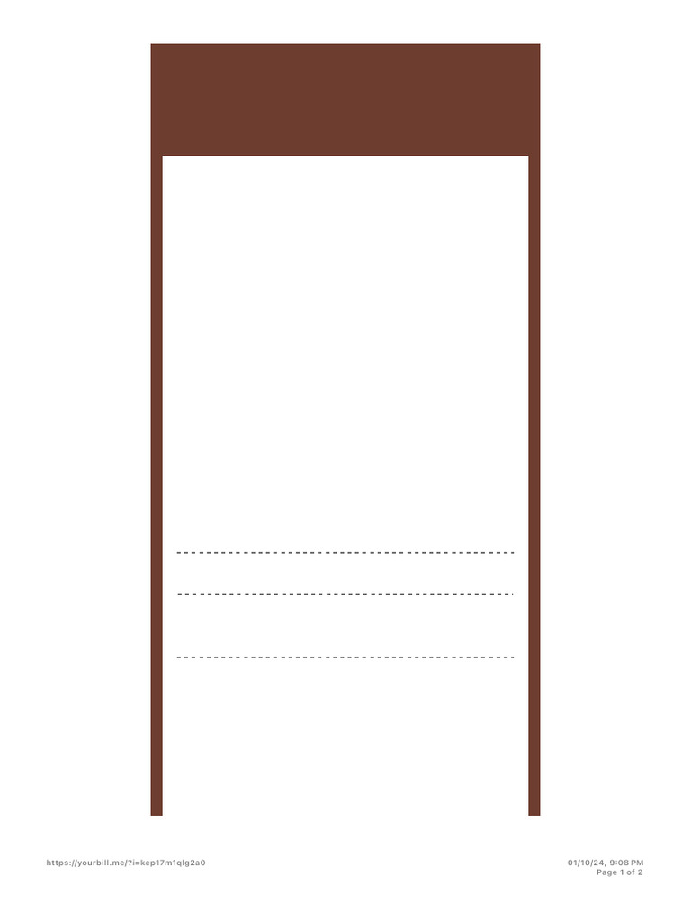 Your Bill | PDF
