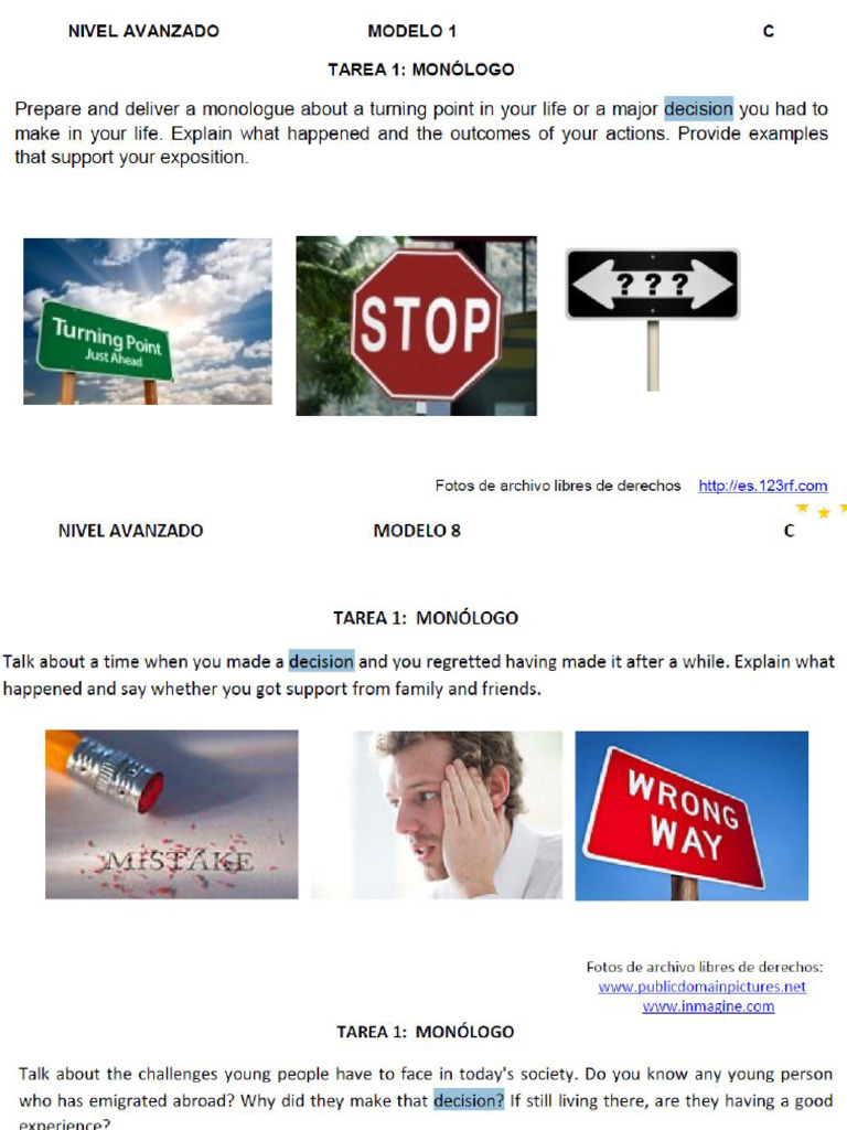 Eoi B2 Speaking Certificate Tests Books And Reading Pdf