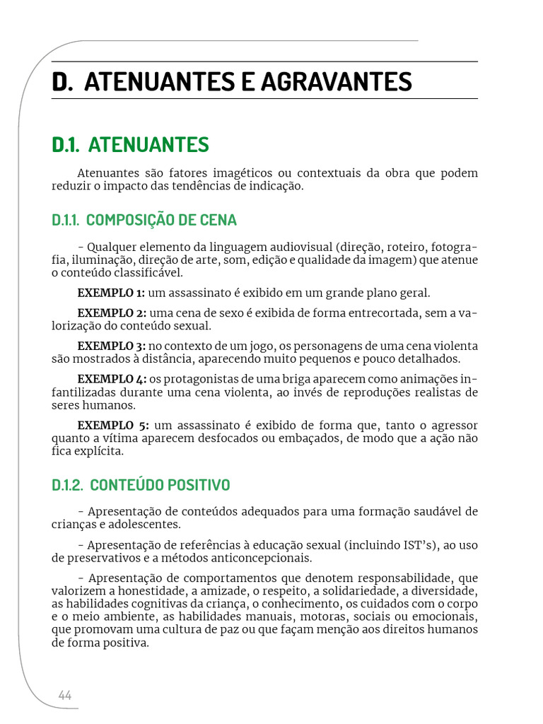 Classificação - atenuantes e agravantes | PDF