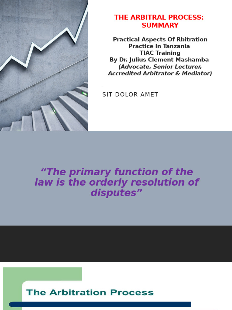The Arbitral Process Zechariah | PDF