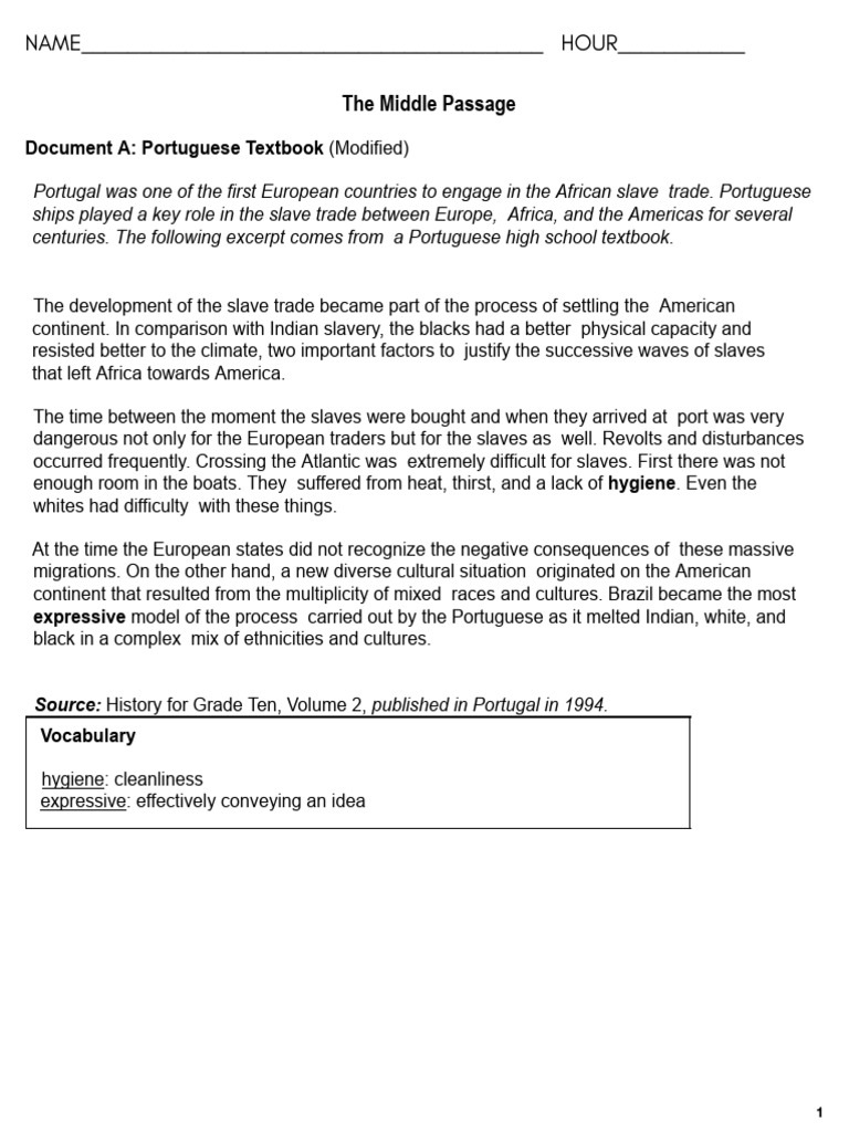 Middle Passage | PDF