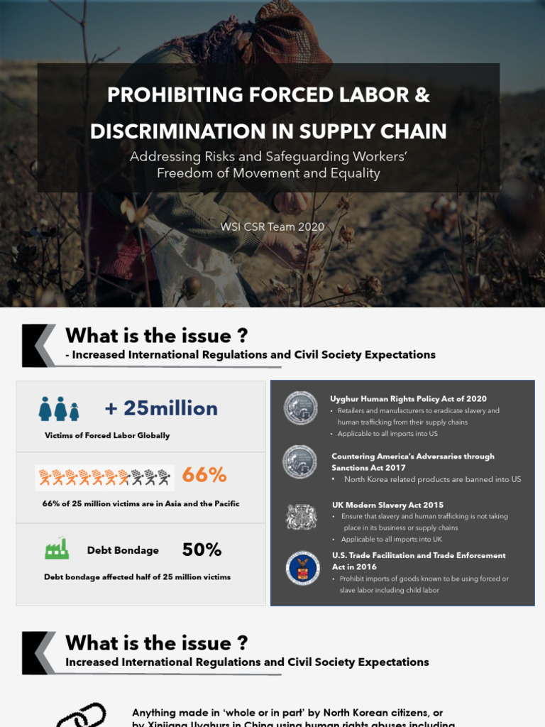 WSI Training Deck About Prohibiting Forced Labor and Discrimination in ...