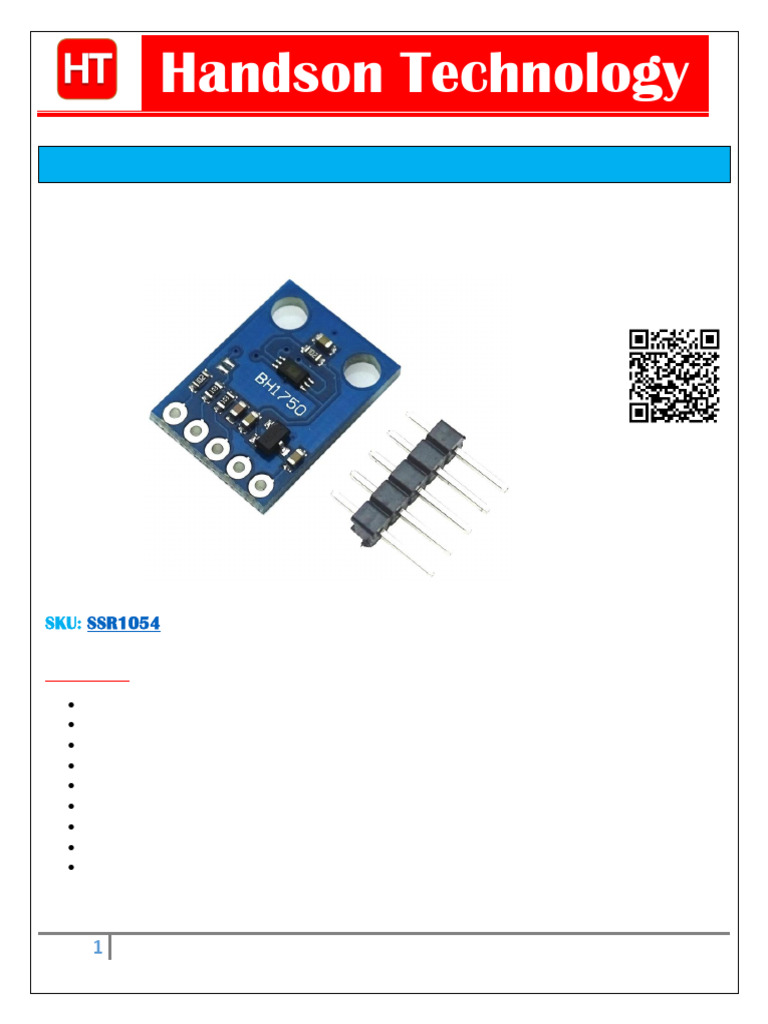 BH1750 Light Sensor | PDF