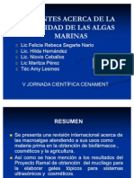 Utilidad de Las Algas Marinas