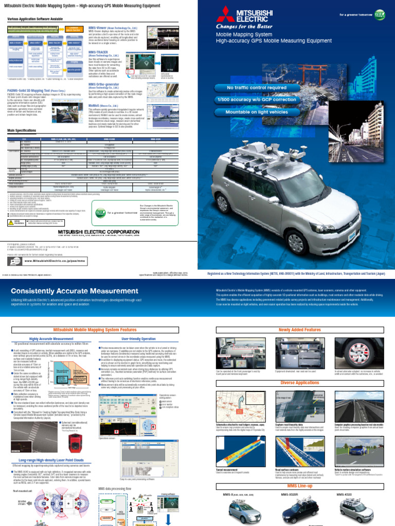 Mitsubishi Electric Mobile Mapping System | PDF