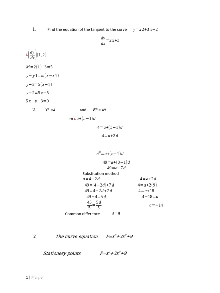 Fatima Choola 2.3 Math Content | PDF