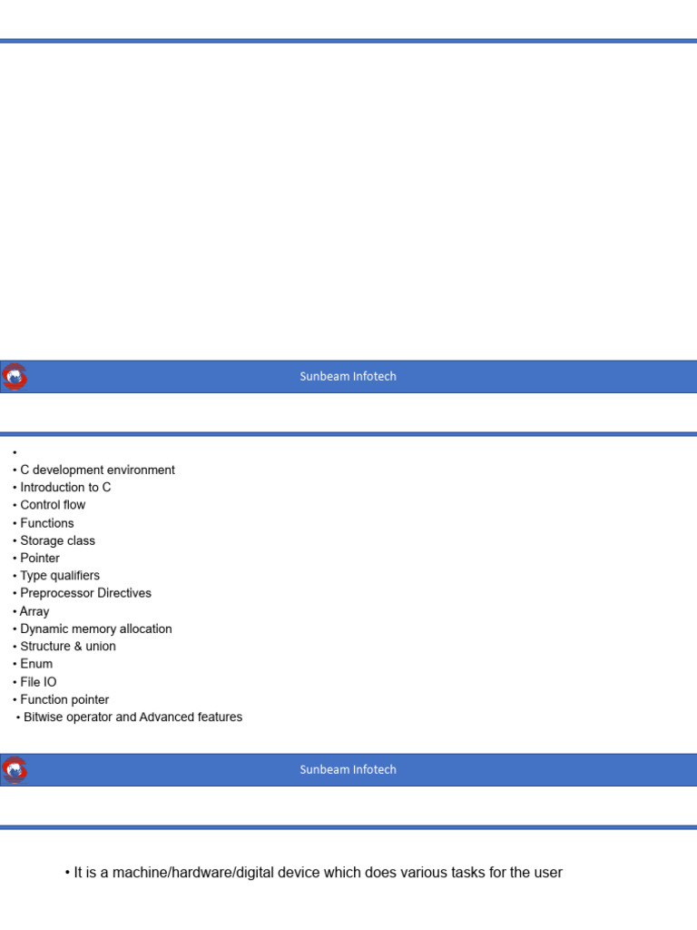C Programming Day1 | PDF