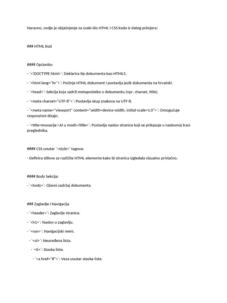 Info C++ Objašnjenje | PDF