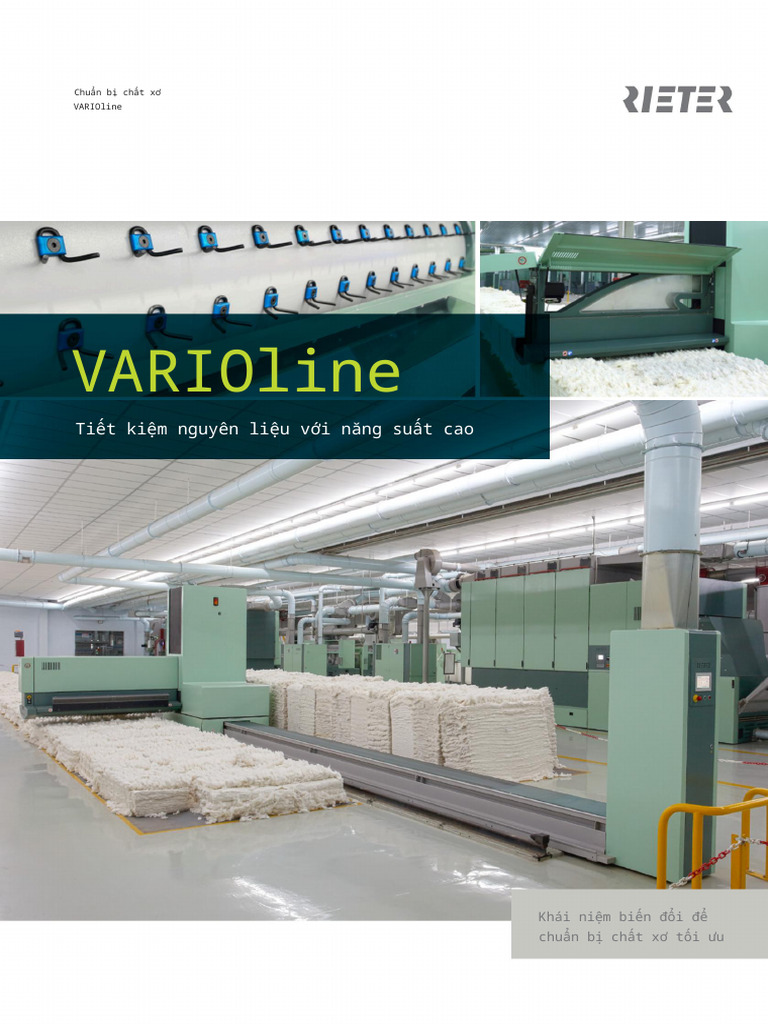 Rieter Varioline Brochure 2303 v9 96282 en | PDF