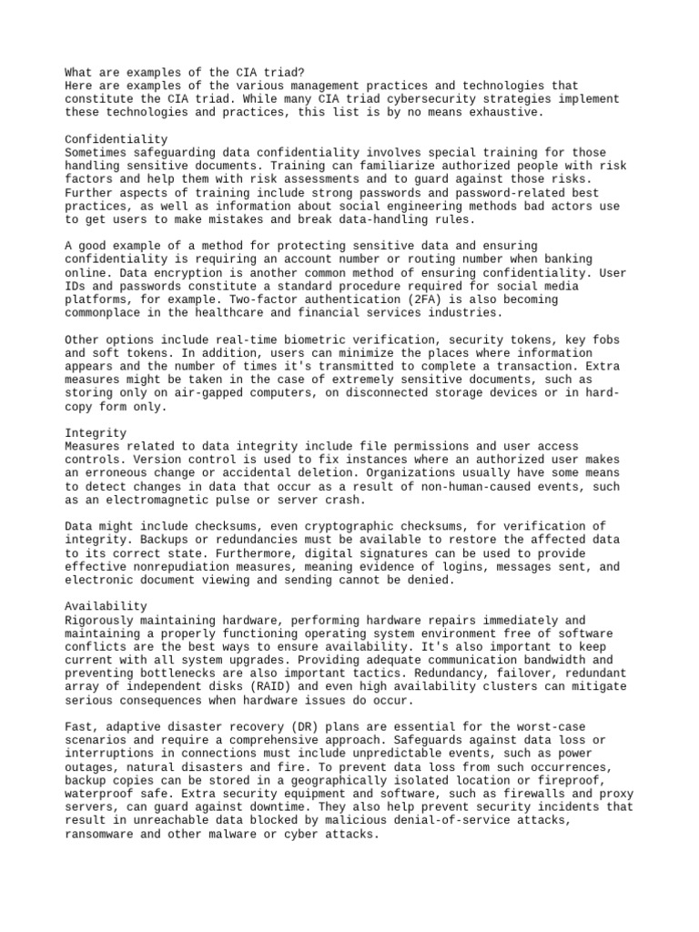 What Is Cia | PDF