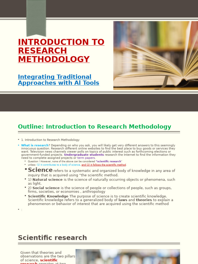 Introduction To Research Methodology UOB | PDF | Occam's Razor | Career ...