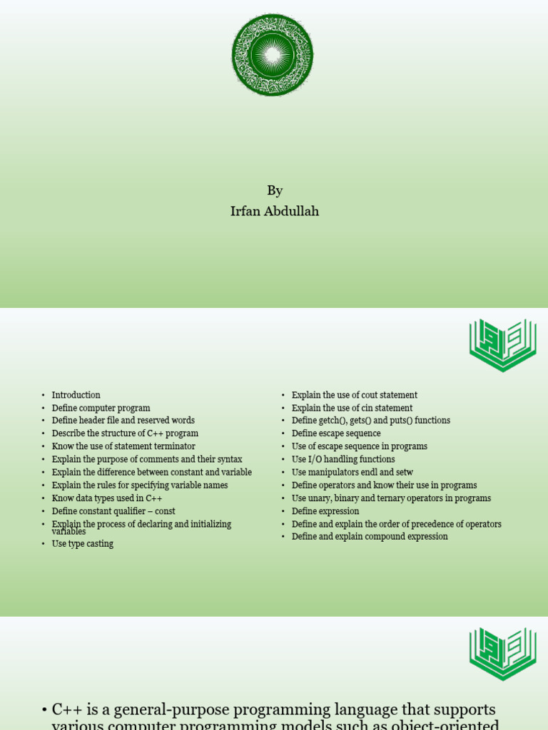 Introduction To C++ Chapter 11 | PDF