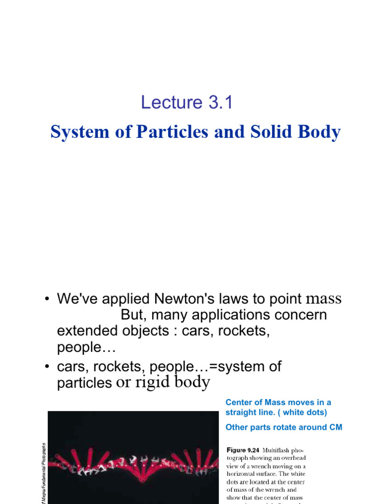 3.chapter3 - Dynamics of Particle Systems | PDF