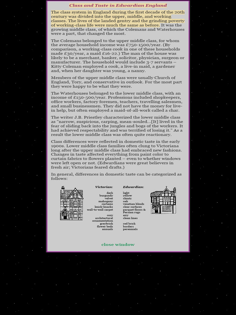 Edwardian | PDF