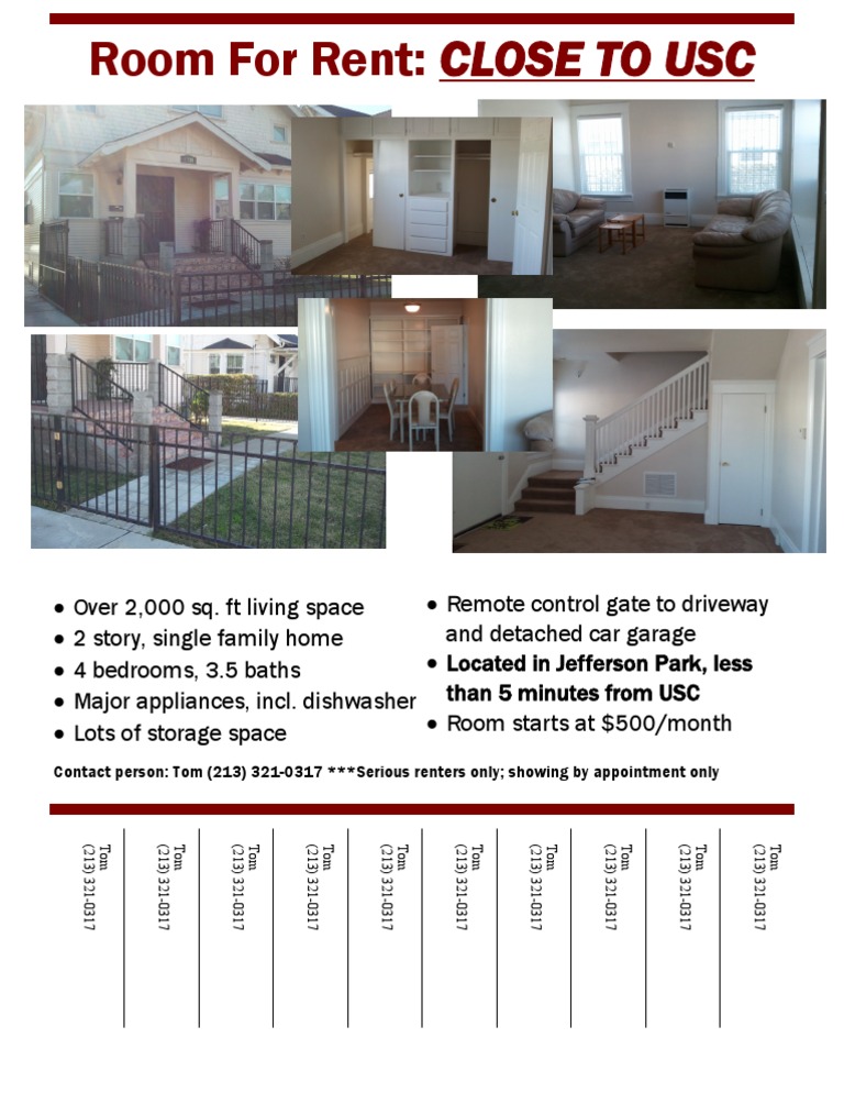 Room For Rent Flyer - 1 | PDF