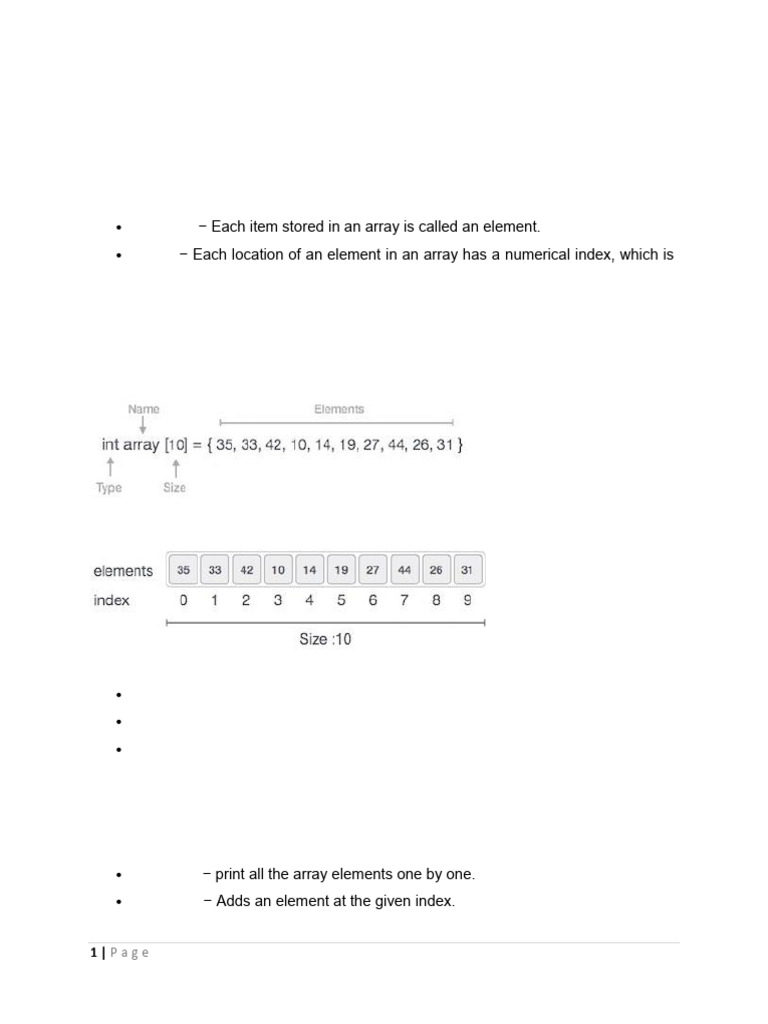 Array Data Structure 240927 151050 | PDF