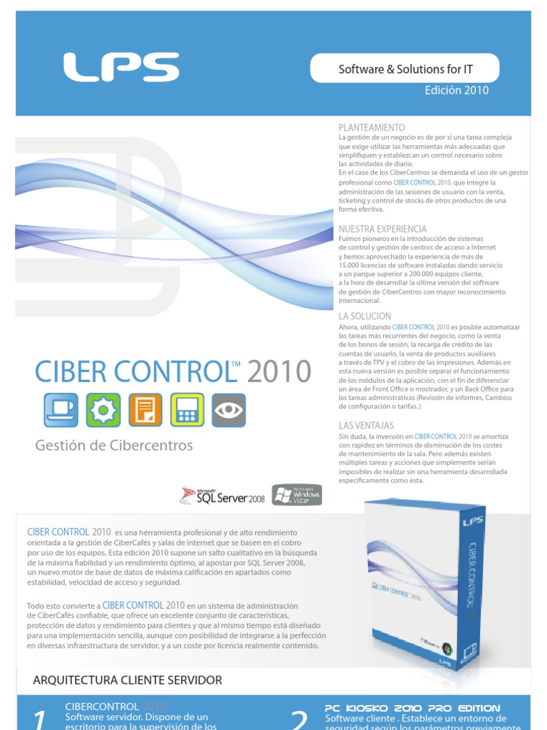 Ciber Control 2010 para Ciber Cafés | PDF | Microsoft Windows | Windows ...