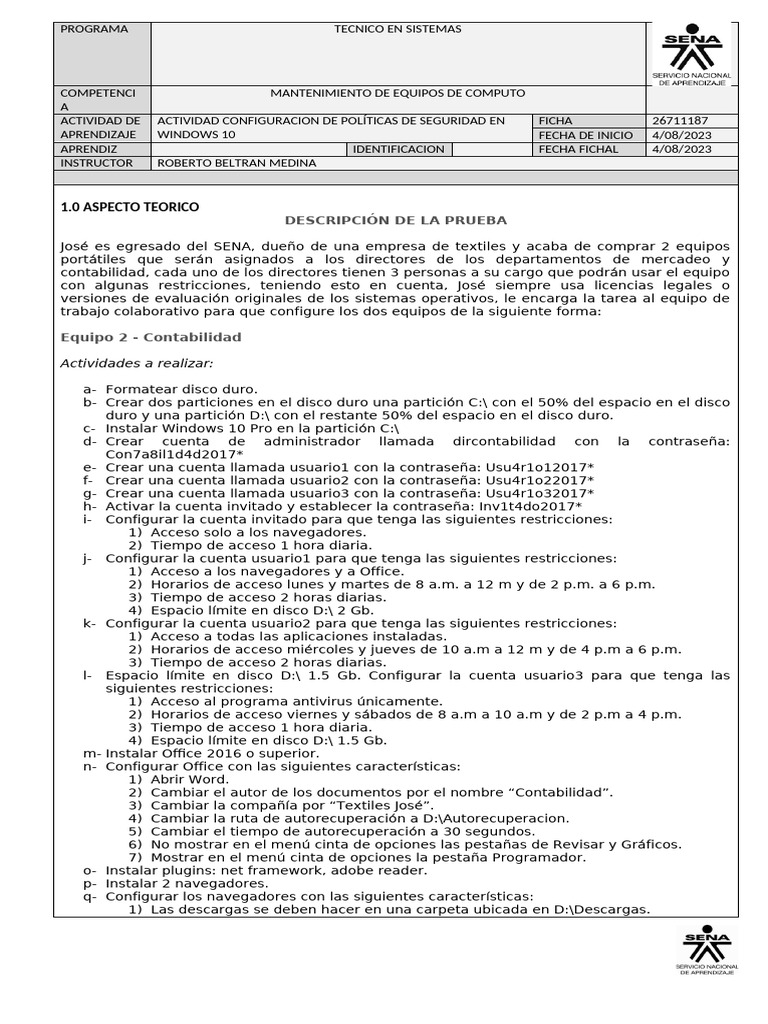 Actividad politicas de seguridad en windows 10 pdf windows 10