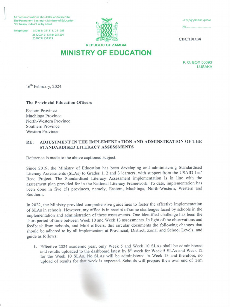 Ministry of Education | PDF