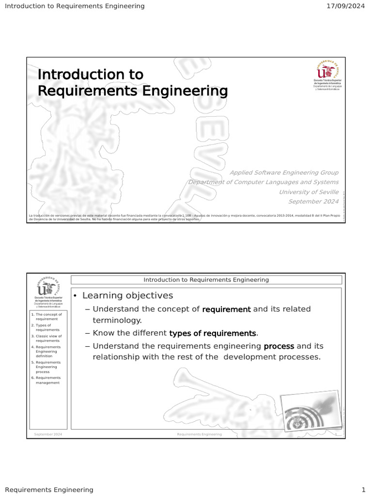 IR-EnG-02 - Introduction To RE (2024!09!17) | PDF