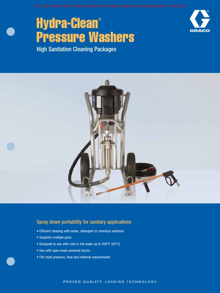 Graco 247551 Hydra Clean Pressure Washer Washing Machine Pump