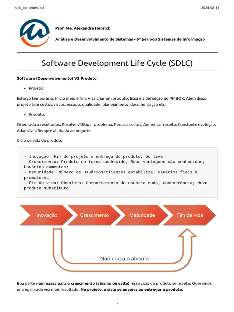 SDLC Conceitos | PDF