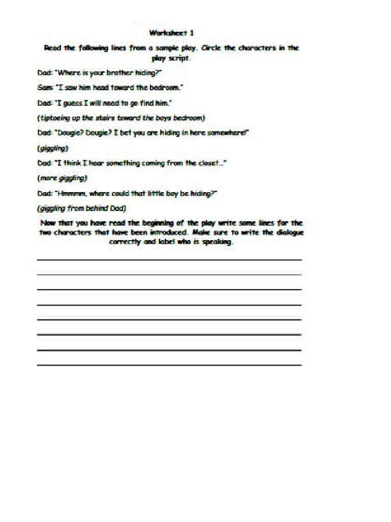 English Play Script | PDF