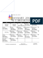 January 2012 Breakfast K-5