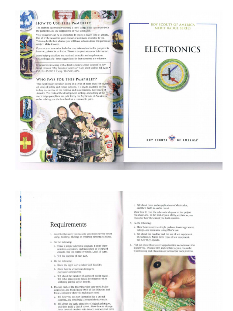 Electronics Merit Badge Pamphlet | PDF