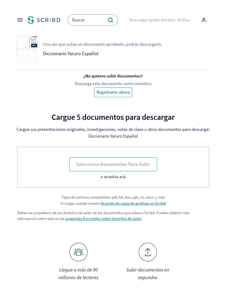 Suba Un Documento - Scribd | PDF | Scribd | Facebook