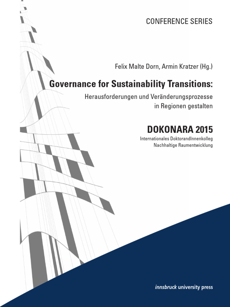 Governance For Sustainability Transitions | PDF