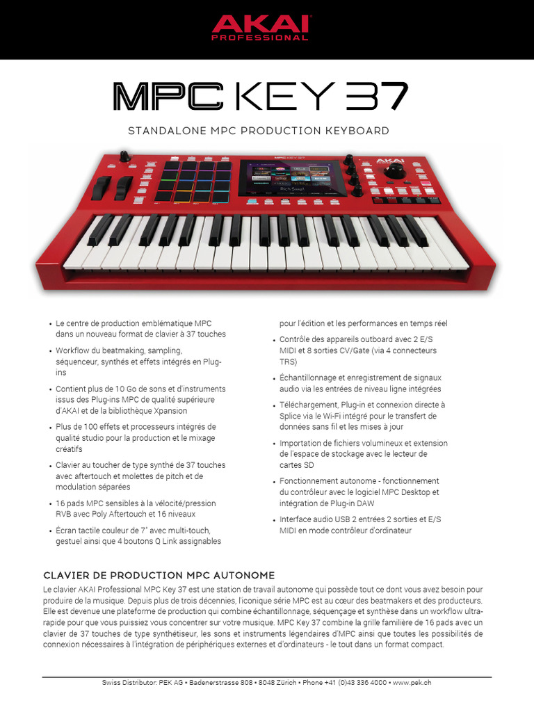 Akai Mpc-Key37 FR | PDF
